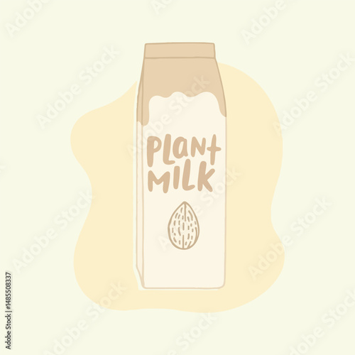 Plant-Based Milk Alternatives Collection – Vegan, Dairy-Free, and Sustainable Designs for Almond, Soy, and Oat Milk Cartons to Celebrate World Plant Milk Day