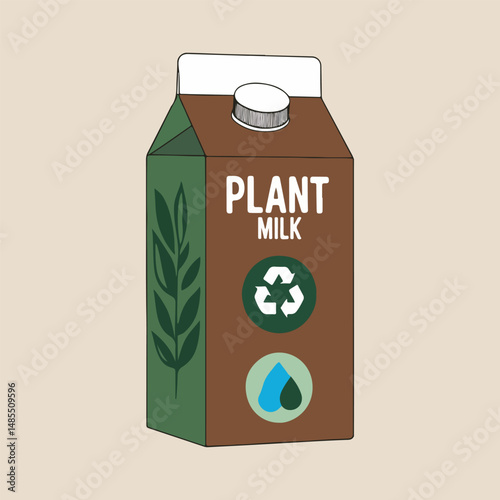Plant-Based Milk Alternatives Collection – Vegan, Dairy-Free, and Sustainable Designs for Almond, Soy, and Oat Milk Cartons to Celebrate World Plant Milk Day