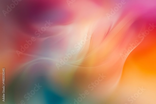 Wallpaper Mural Colorful Flowing Fabric Swirl in Gradient Hues of Pink, Purple, and Blue Torontodigital.ca