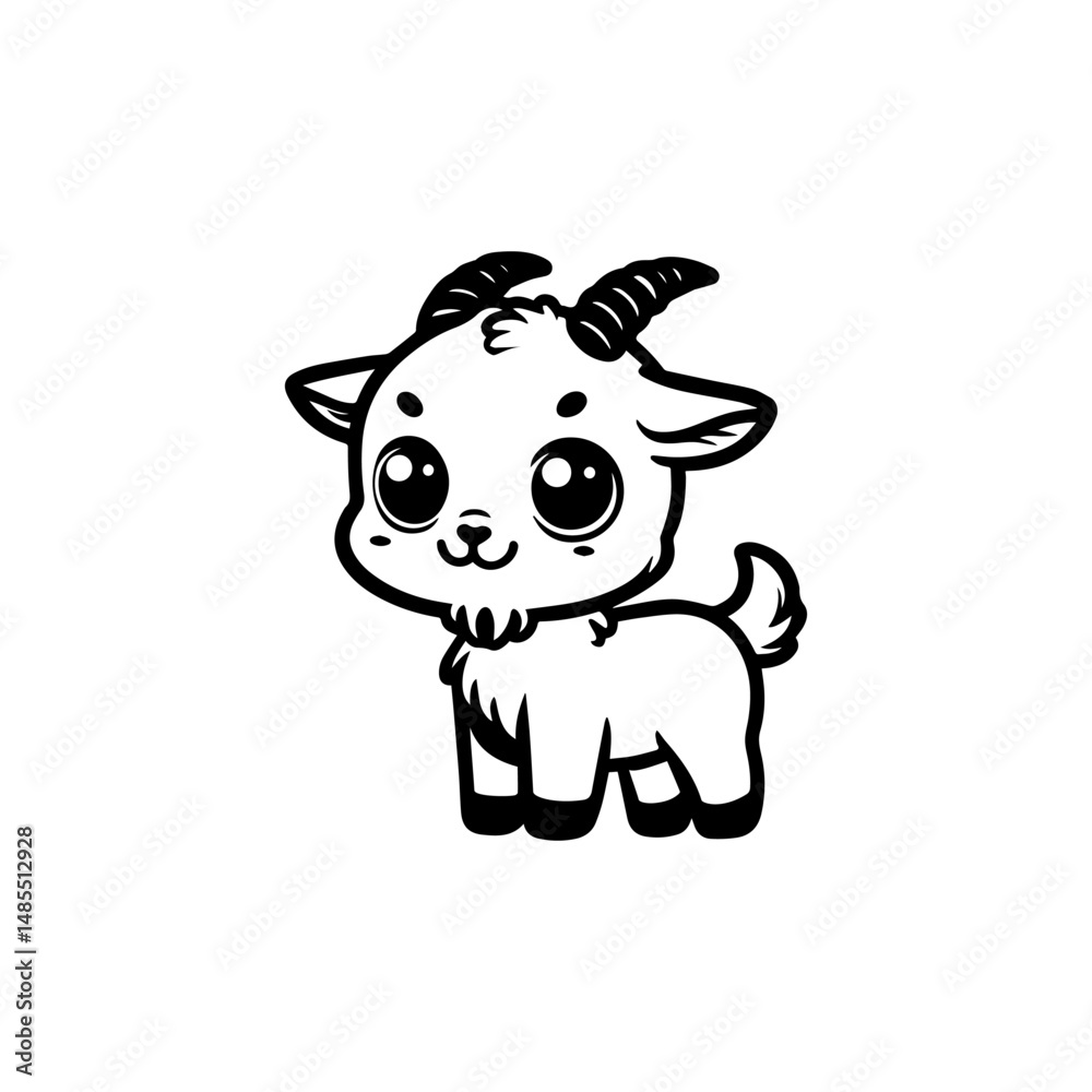 a illustration of goat