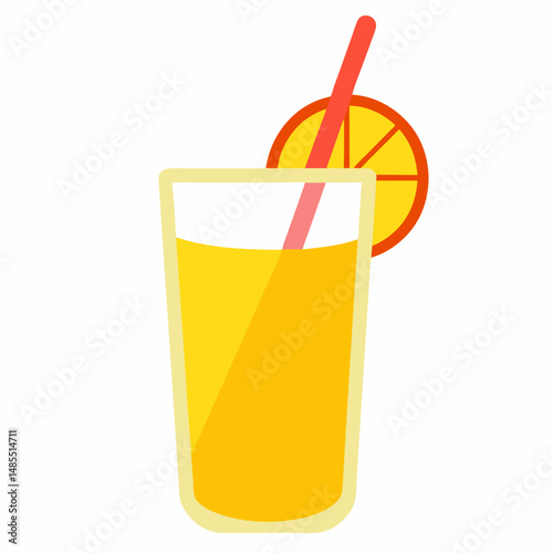 lemonade-glass-vector-on-white-background
