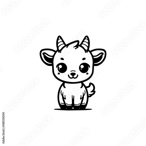 a illustration of goat