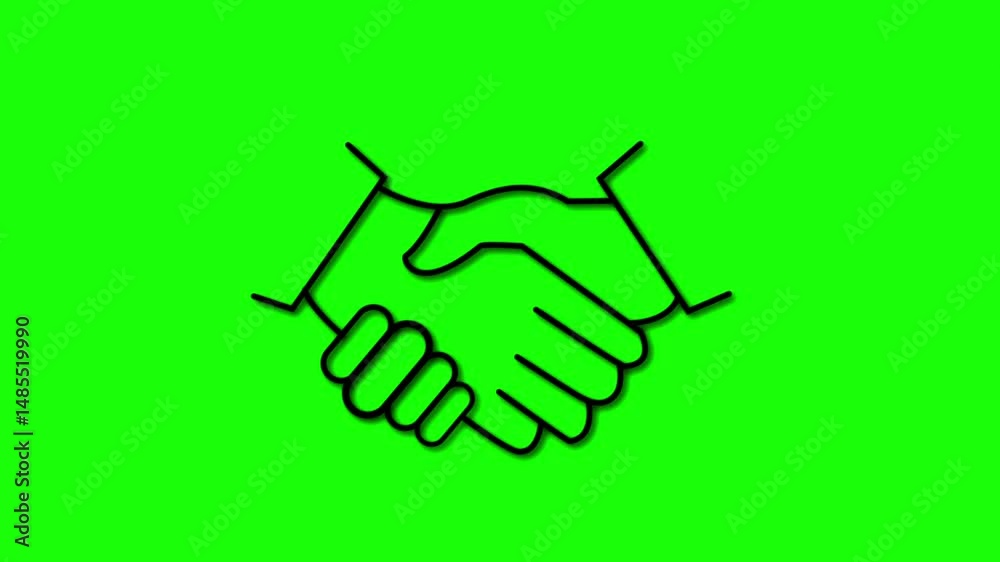Flat Hand Gesture, Hand Shake Icon, Business agreement handshake or friendly handshake icon for apps and websites, Partnership symbol. Handshake line icon isolated on transparent background. Flat Hand Gesture, Hand Shake Icon, Business agreement handshake or friendly handshake icon for apps and websites, Partnership symbol. Handshake line icon isolated on transparent background.