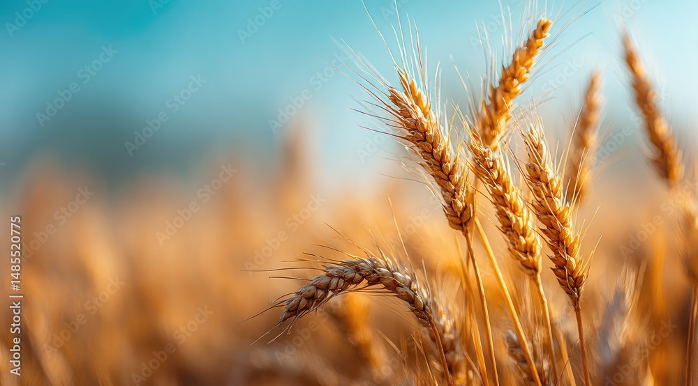 Golden wheat field at sunrise (6) Golden wheat field at sunrise (6)