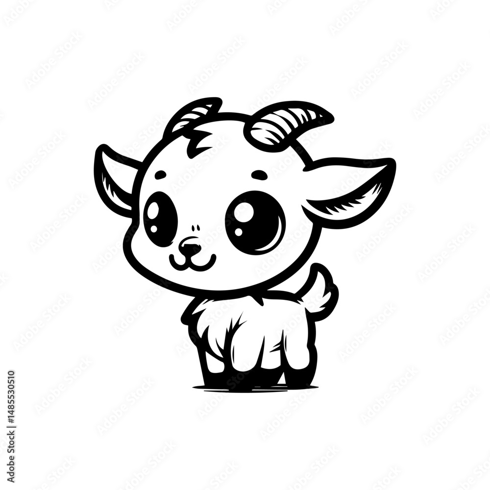 a illustration of goat a illustration of goat