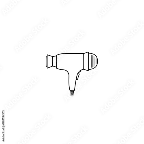 Hair dryer icon vector