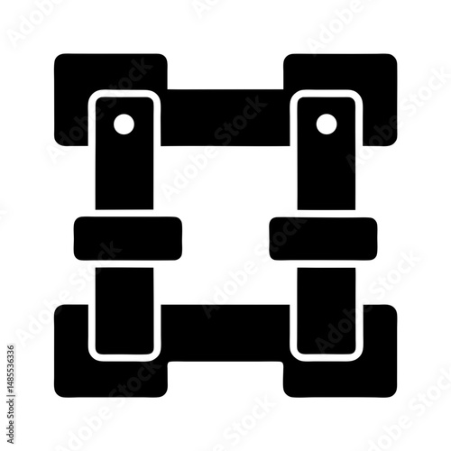 data pipeline icon vector
