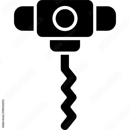 Corckscrew Icon Vector Element