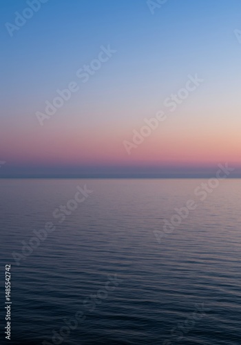 Wallpaper Mural Peaceful Ocean Sunset with Pastel Colors Torontodigital.ca