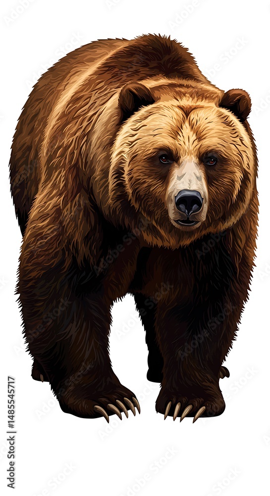 Fototapeta premium Grizzly Gaze