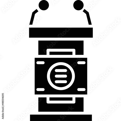 Podium Icon Vector Element