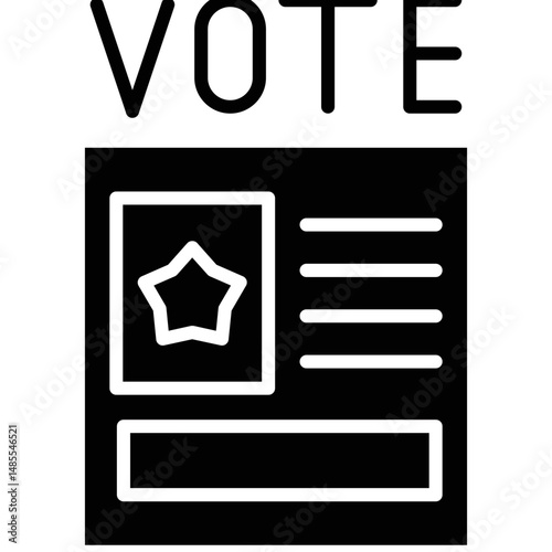 Vote Icon Vector Element