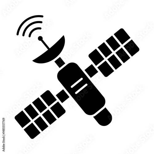 Satellite Icon Glyph