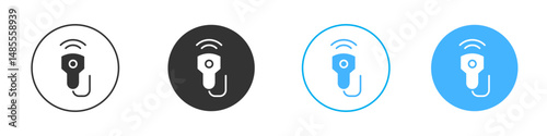 Ultrasound icon Editable flat style, illustration icons