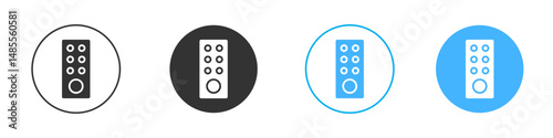 Remote control icon Editable flat style, illustration icons
