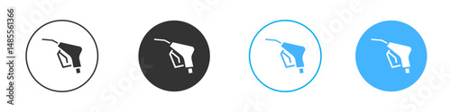 petrol icon Editable flat style, illustration icons