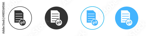 File transfer icon Editable flat style, illustration icons