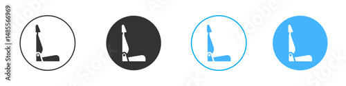 Car seat icon Editable flat style, illustration icons