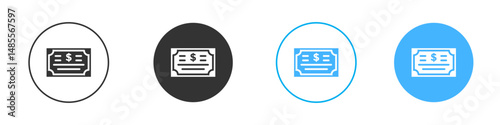 Bonds icon Editable flat style, illustration icons
