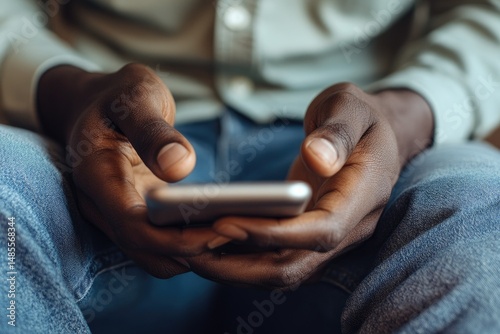 Close-up of hands holding a smartphone (1)
