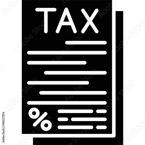 Tax Icon Vector Element