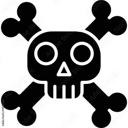 Piracy Icon Vector Element