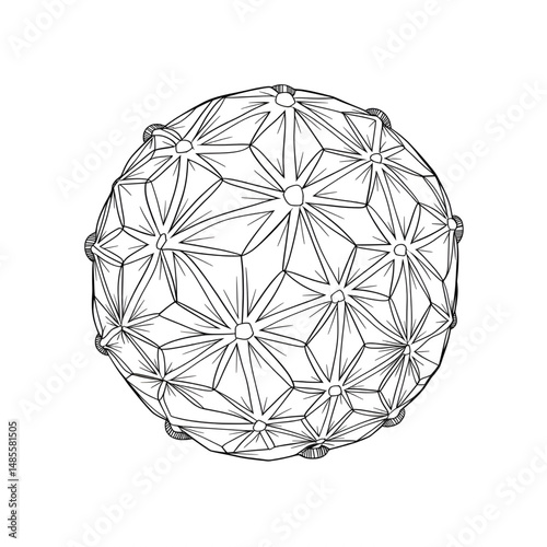 abstract 3d sphere