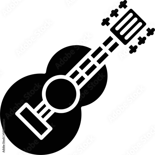 Guitar Icon Vector Element