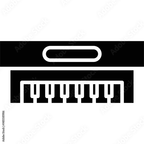 Piano Icon Vector Element