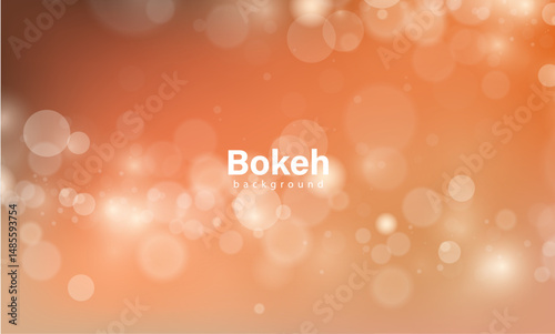 Abstract Orange background with bokeh, orange bokeh	
