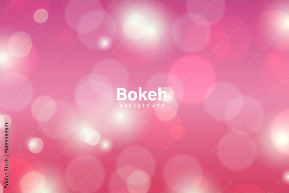 Abstract background with bokeh, Pink bokeh background