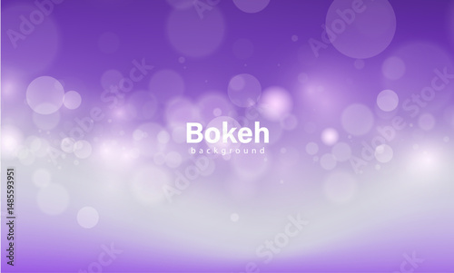 Abstract background with bokeh, Purple bokeh background