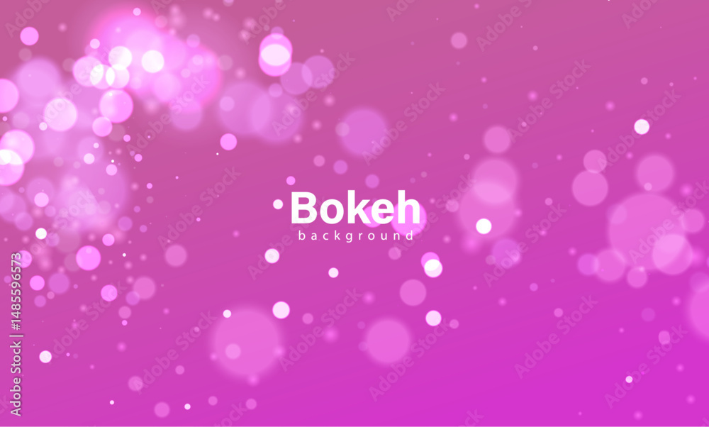 Abstract background with bokeh, Pink bokeh background