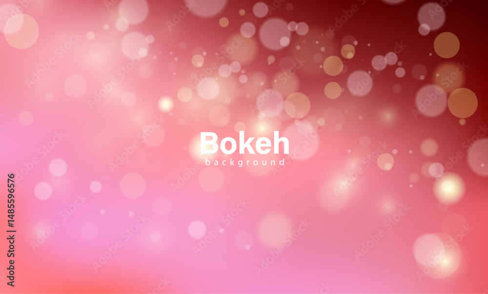 Abstract background with bokeh, Pink bokeh background
