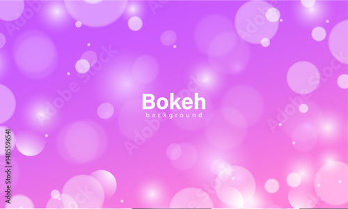 Abstract background with bokeh, Pink bokeh background