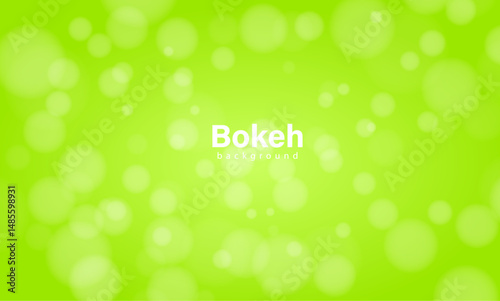 green bokeh abstract background