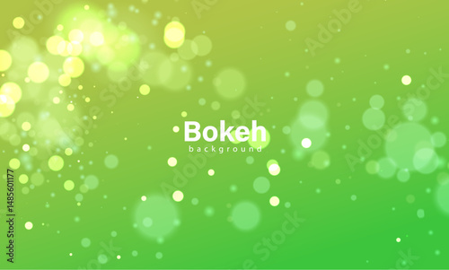 abstract green background with bubbles