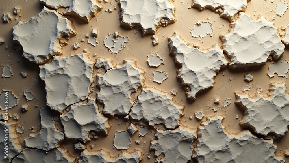 Fototapeta premium Abstract Texture Cracked, Dry, and Desolate Surface