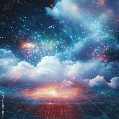 Quantum computing in weather prediction using quantum algorithms to process large datasets and simulate weather patterns more accurately, improving forecasting for extreme events and climate change.