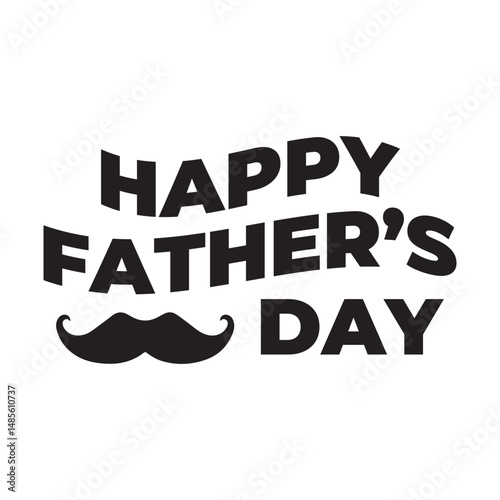 Happy Father's Day, Typography T shirt Design, Vector, Illustration