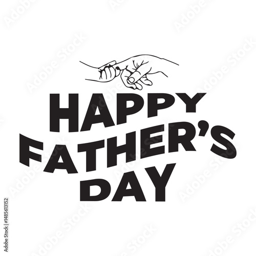 Happy Father's Day, Typography T shirt Design, Vector, Illustration