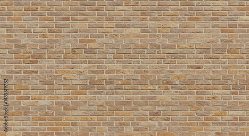 Beige brick wall background