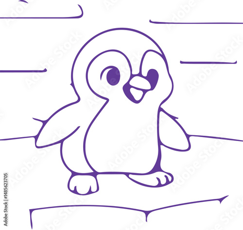 penguin vector illustration