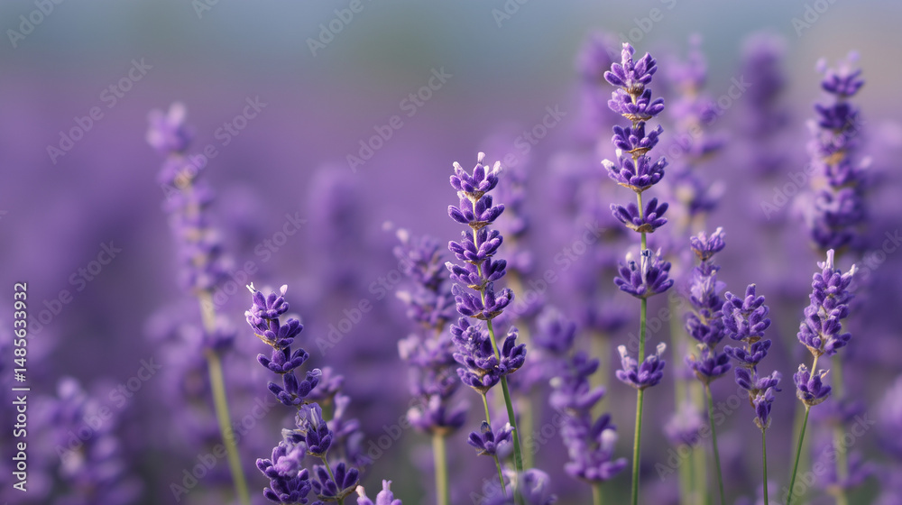 Fototapeta premium Lavender field background. 