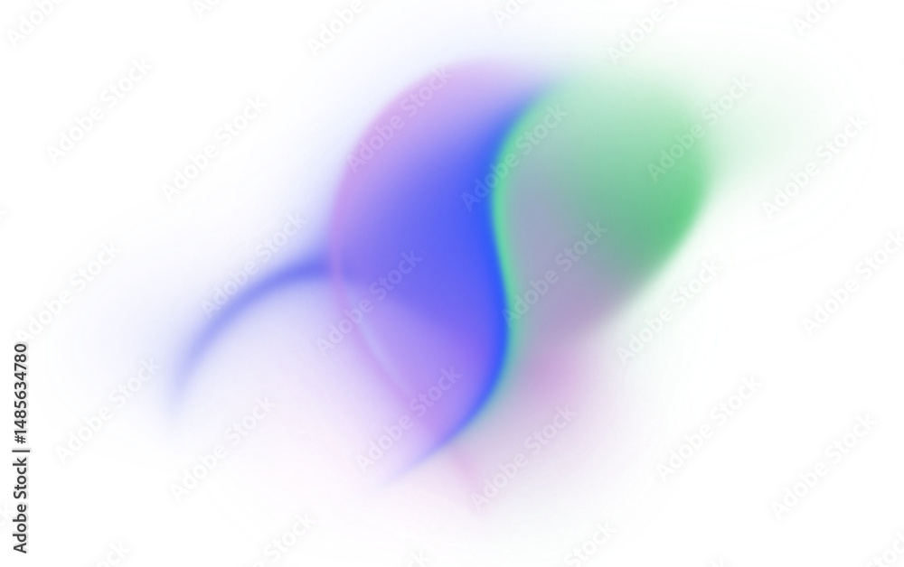 Fototapeta premium Gradients shape multicolored, Gantle tones paper texture ,colour purple blue green and romantic design