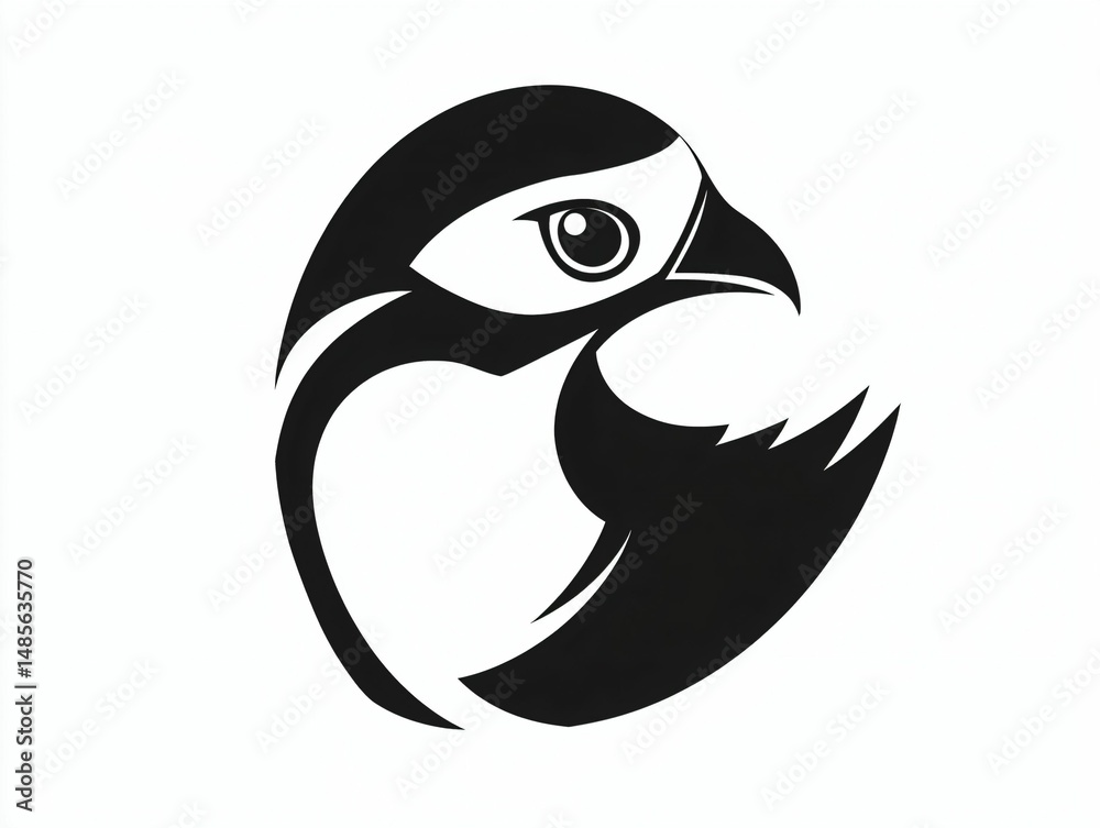 Naklejka premium Bird Logo Design