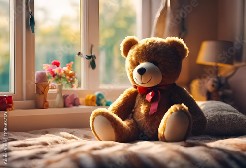 AI Generative image of a child's bedroom