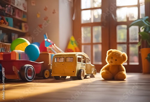 AI Generative image of kindergarten
