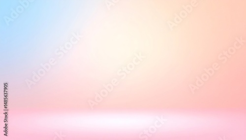 Pastel colors gradient background creating soft and dreamy atmosphere