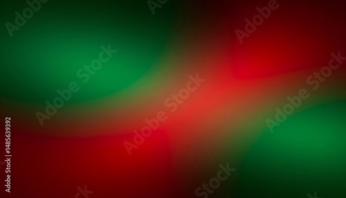 Christmas red and green gradient background creating festive atmosphere